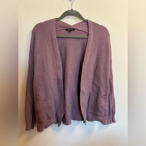 Pink Clover Mauve Cardigan